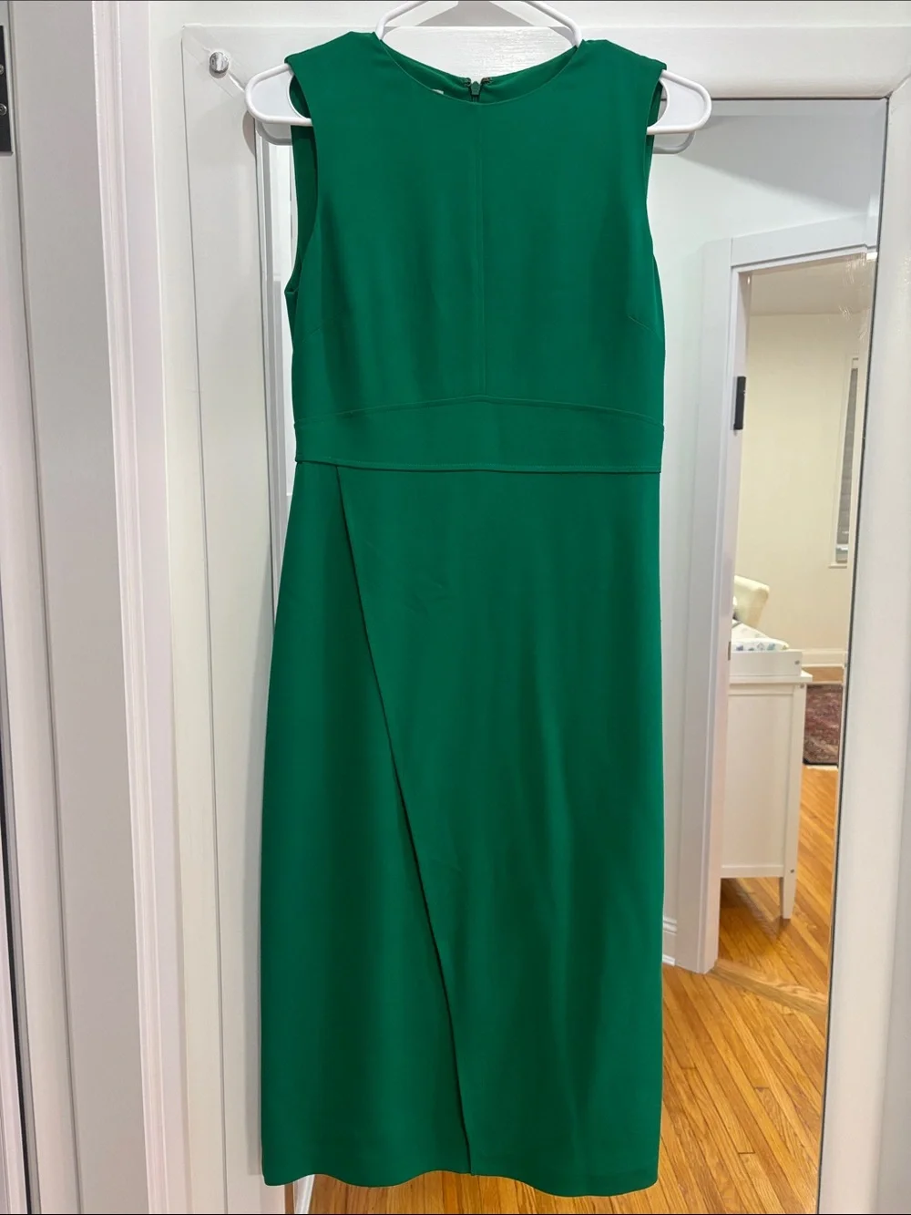HOBBS Maura Sleeveless Dress Green Size 4 NWT